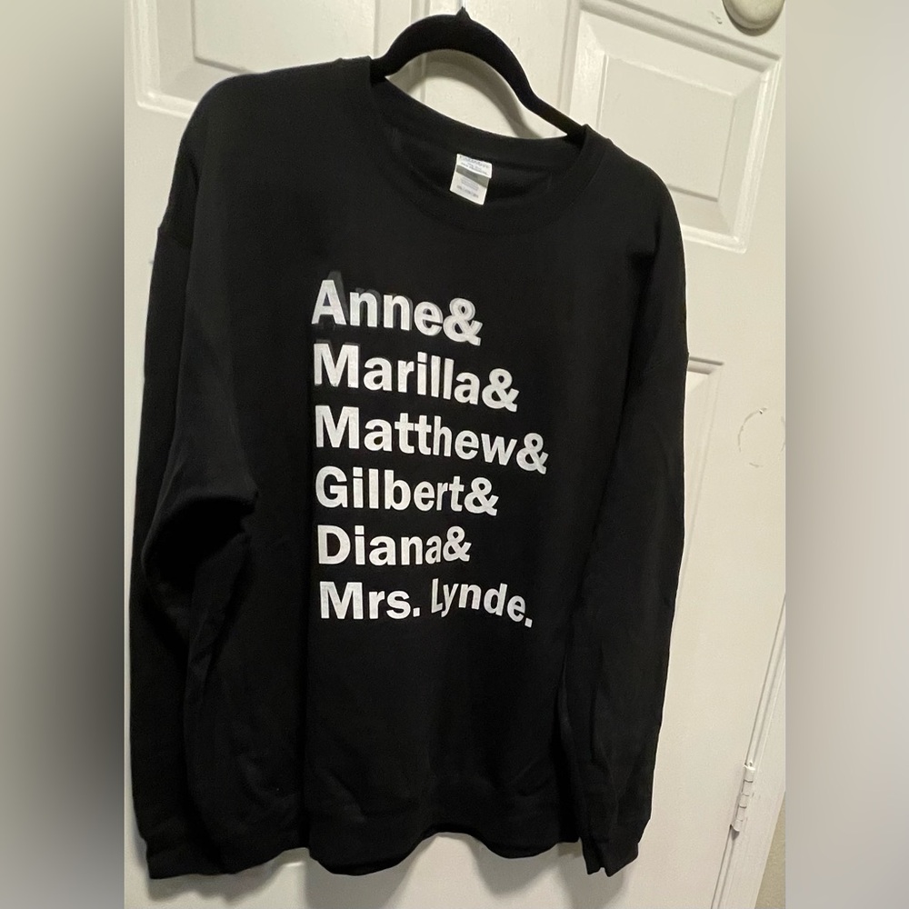 Classic Black Literary Sweatshirt